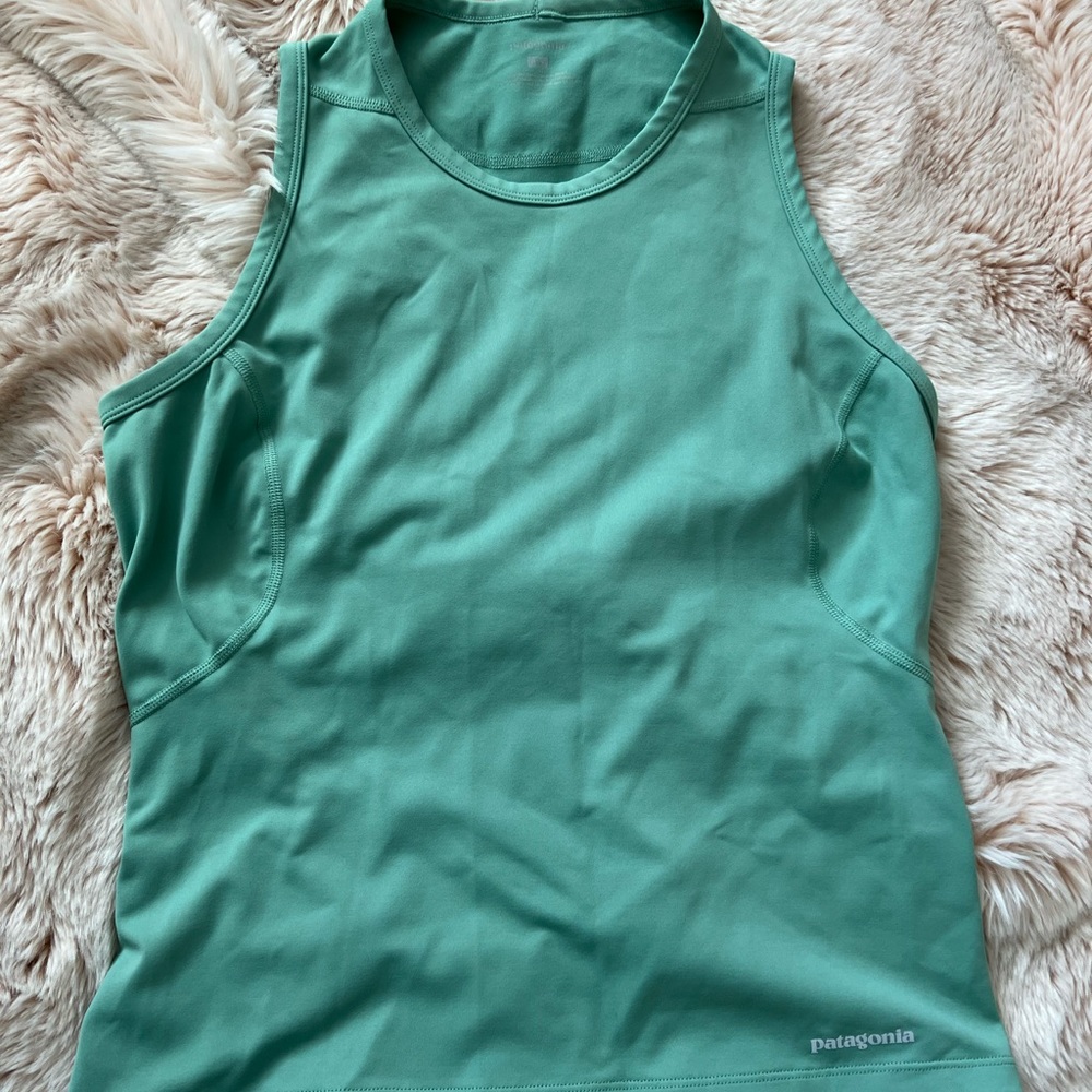 Patagonia Small Green Performance Tank Top